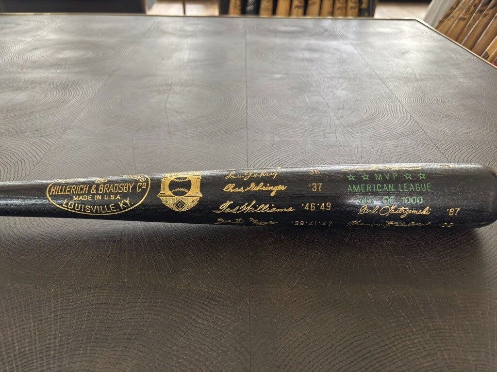 Louisville Slugger H&B AL MVP's Limited Edition Commemorative Bat 343/1000