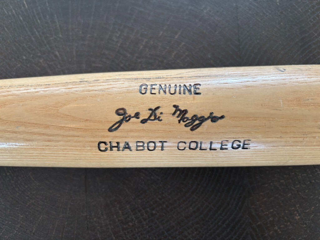 Joe DiMaggio Hillerich & Bradsby Chabot College Replica Bat