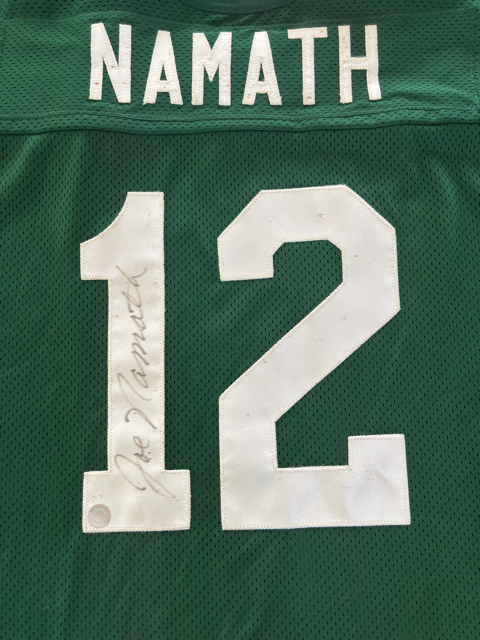 Joe Namath Autograph Jets Jersey