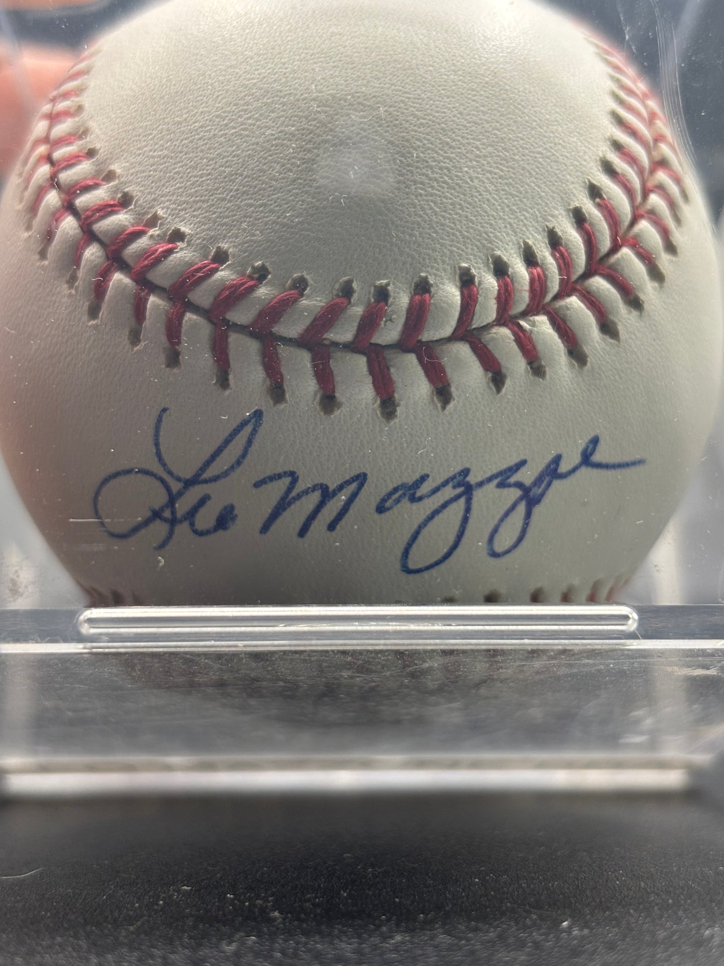 Leo Mazzone Autograph Baseball