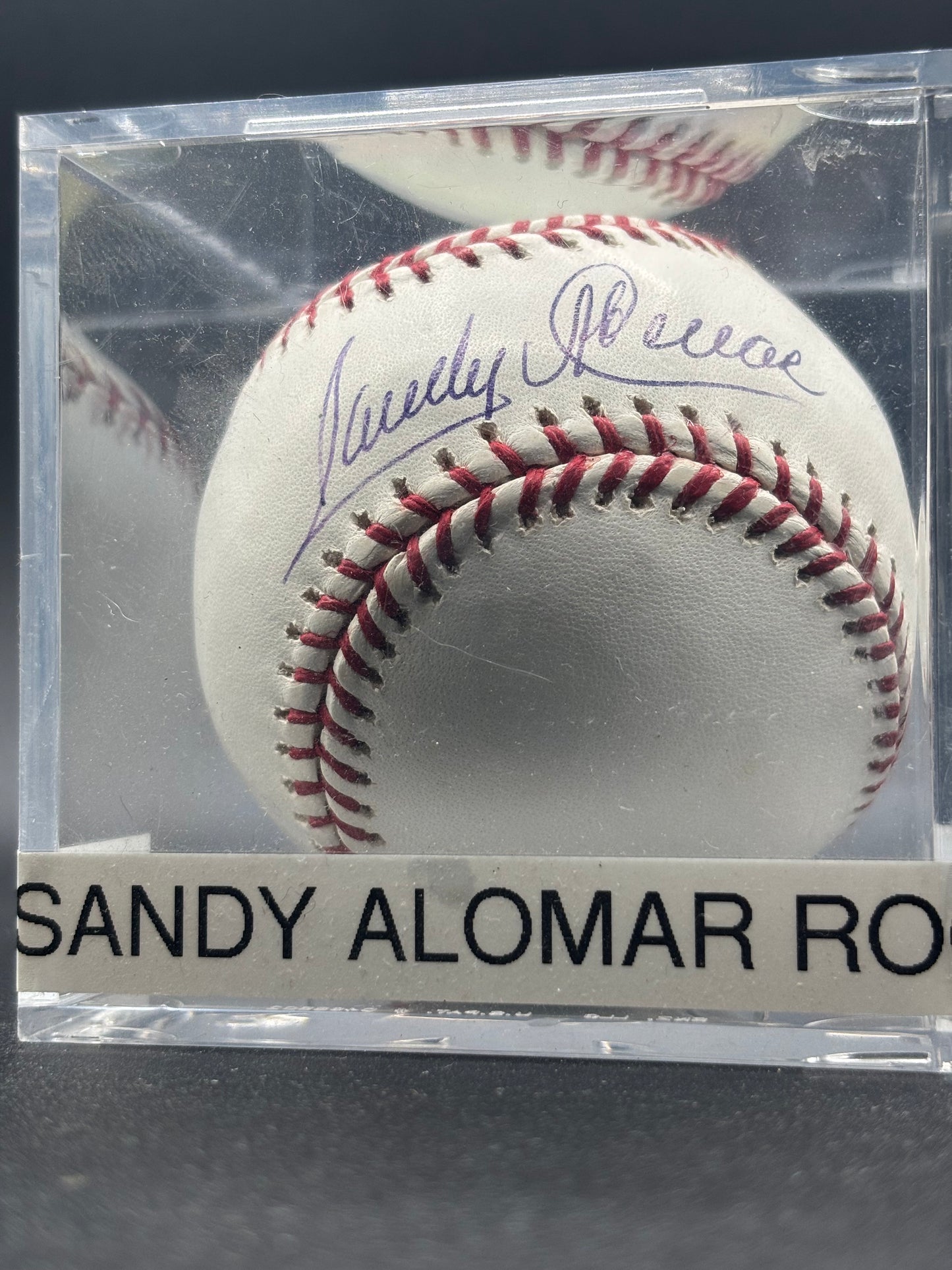 Sandy Alomar Autograph Baseball